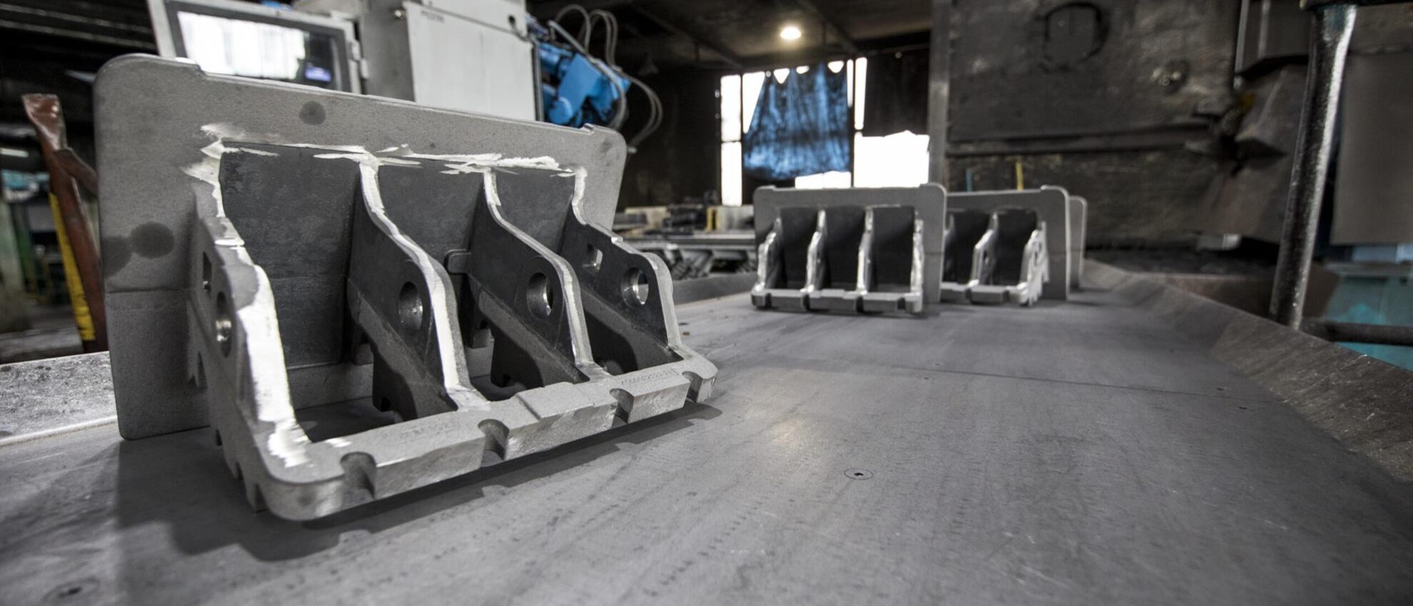 Handhabung von Gussteilen nach der Produktion